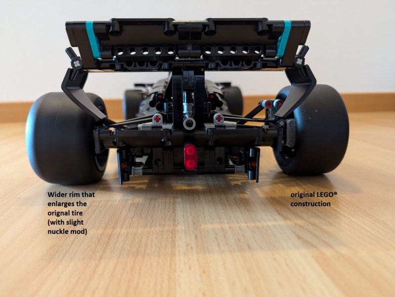 Wheel set compatible to LEGO® F1 and MOC F1 - Image 8