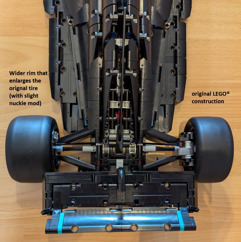 Wheel set compatible to LEGO® F1 and MOC F1 - Image 7