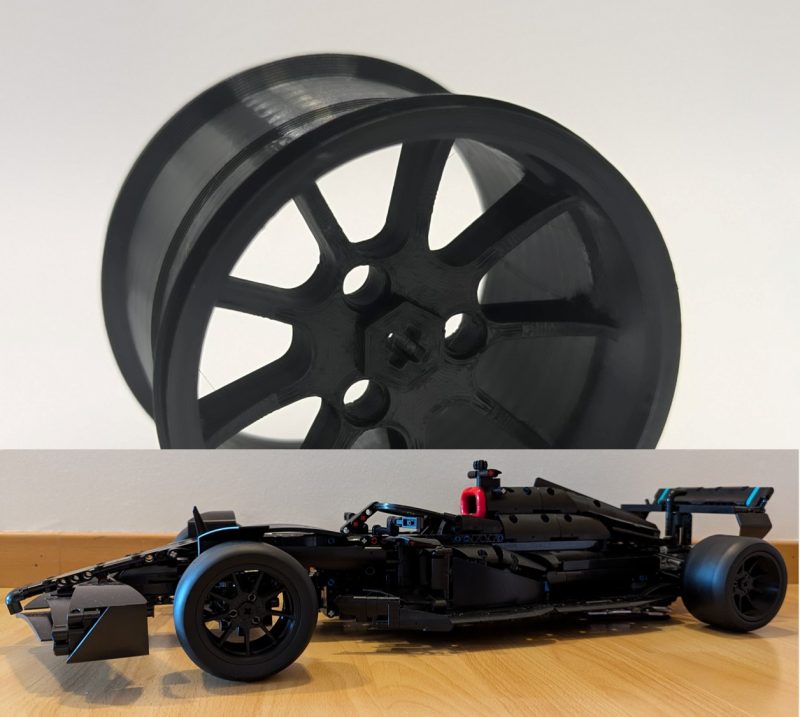 Wheel set compatible to LEGO® F1 and MOC F1 - Image 6