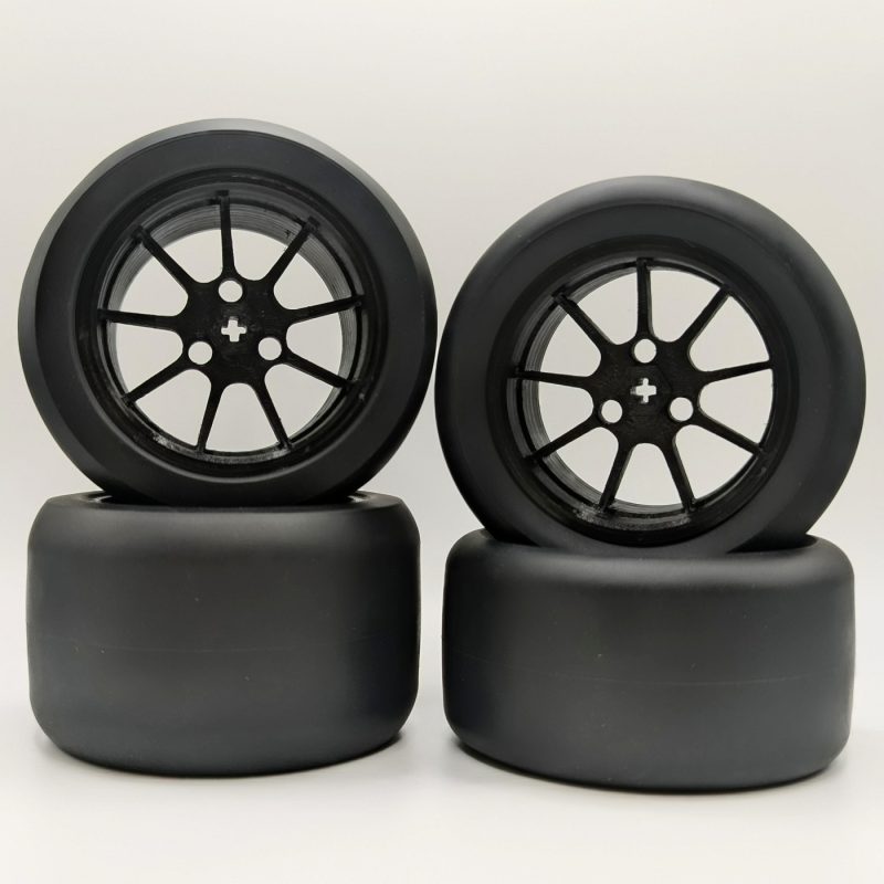 Wheel set compatible to LEGO® F1 and MOC F1